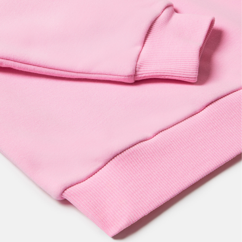 Gym + Coffee Kids Snap Collar Sierra Sweatshirt - Pink Blossom-6