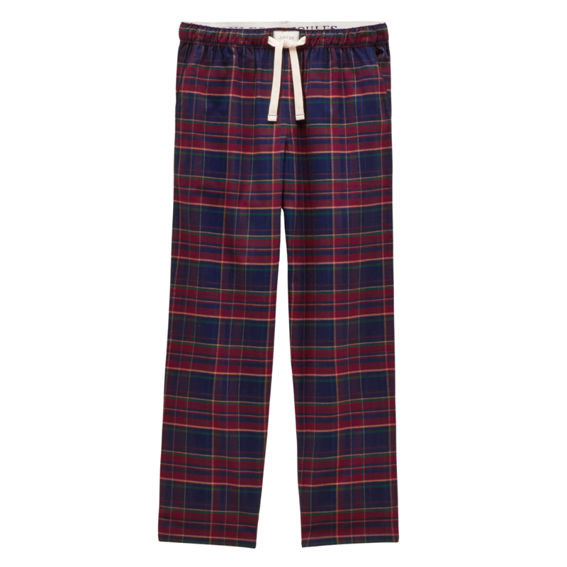Joules Men's Flannel Pyjama Bottoms - Burgundy Red-3