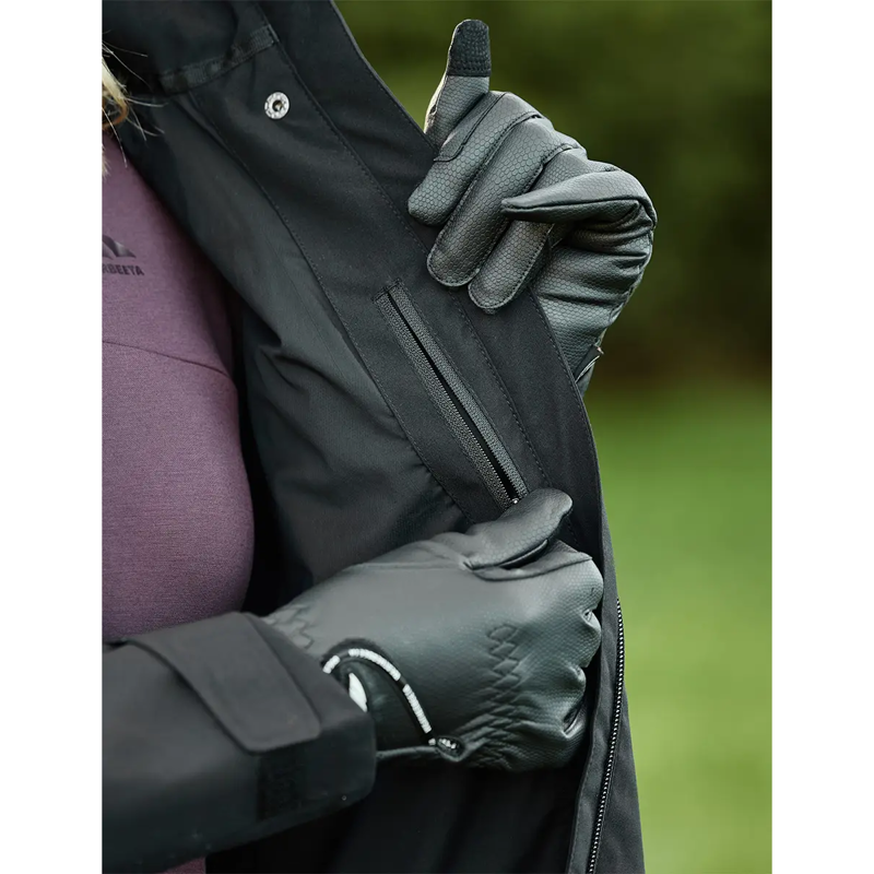 WeatherBeeta Windbreaker Reflective Longline Riding Jacket - Mist Blue-6