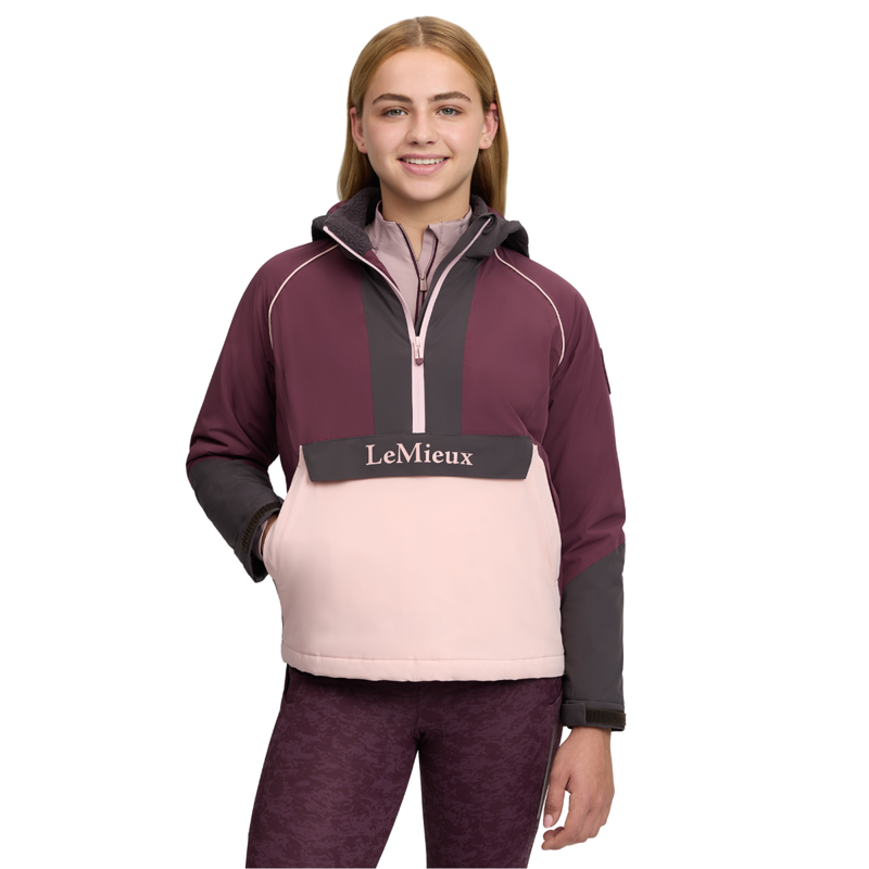 LeMieux Young Rider Bailey Waterproof Anorak - Bramble-1