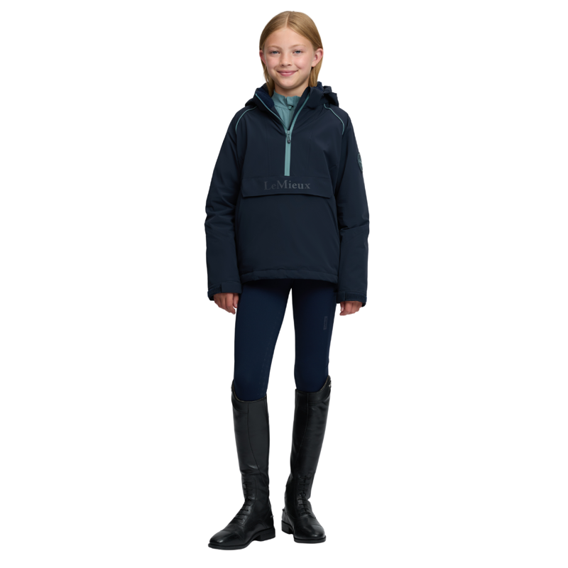 LeMieux Young Rider Bailey Waterproof Anorak - Navy-7