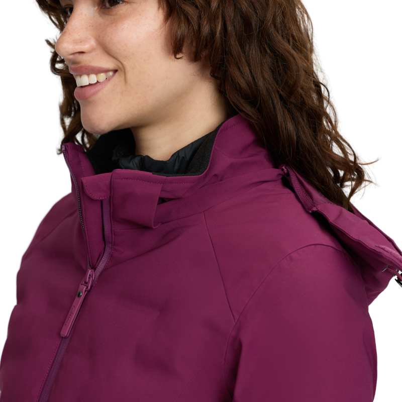 LeMieux Brooke 3 in 1 Waterproof Hybrid Jacket - Blackberry-8