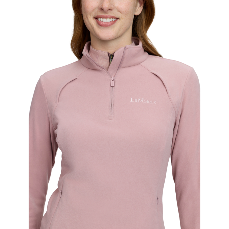 LeMieux Frances Quarter Zip Fleece - Wild Rose-4