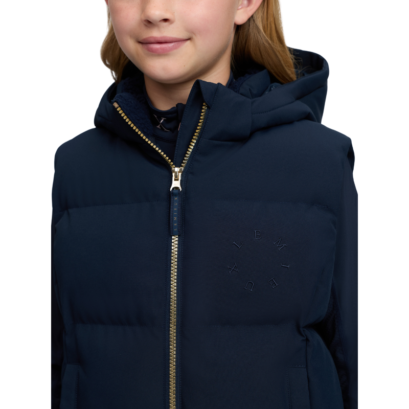 LeMieux Young Rider Joey Hooded Gilet - Navy-5