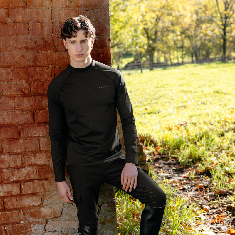 LeMieux Men's Base Layer - Black-5