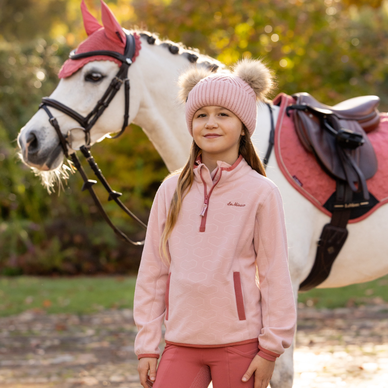 LeMieux Mini Maggie Heart Fleece - Petal-7