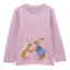Joules Girls' Ava Applique Long Sleeve T-Shirt - Lilac Bunny