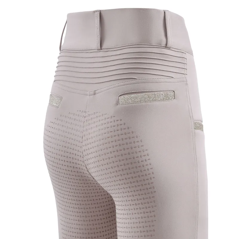 Imperial Riding Ladies Comfi Sparks Winter Full Grip Tights - Taupe-3