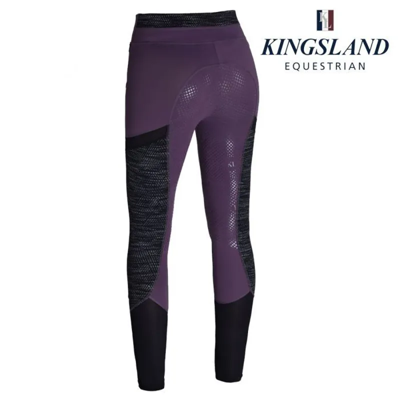 Kingsland KL karina Ladies Full Grip Tights - Violet Vintage-1