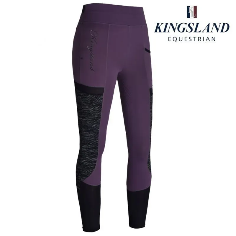 Kingsland KL karina Ladies Full Grip Tights - Violet Vintage-3