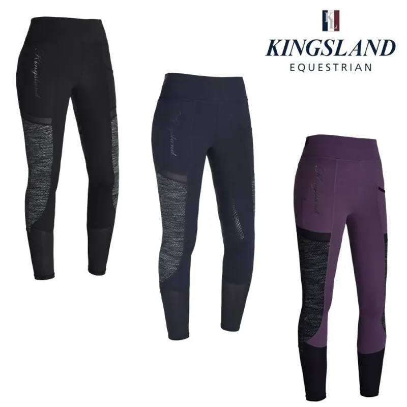 Kingsland KL Karina Ladies Full Grip Tights - Navy-2