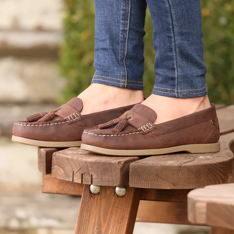 Shires Moretta Alita Loafers - Brown-4