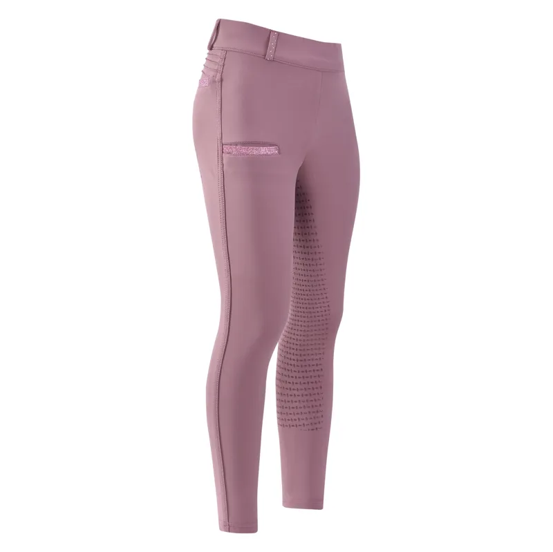 Imperial Riding Kids Comfi Sparks Winter Full Grip Tights - Mauve