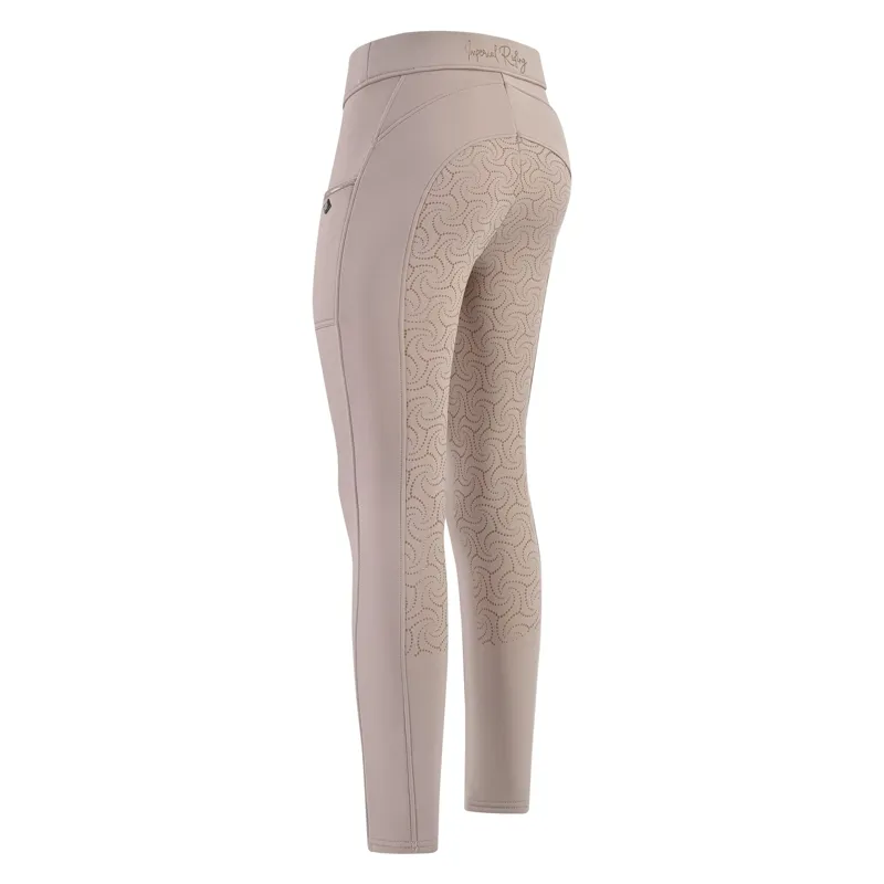 Imperial Riding Ladies Teddy Full Grip Tights - Taupe-2