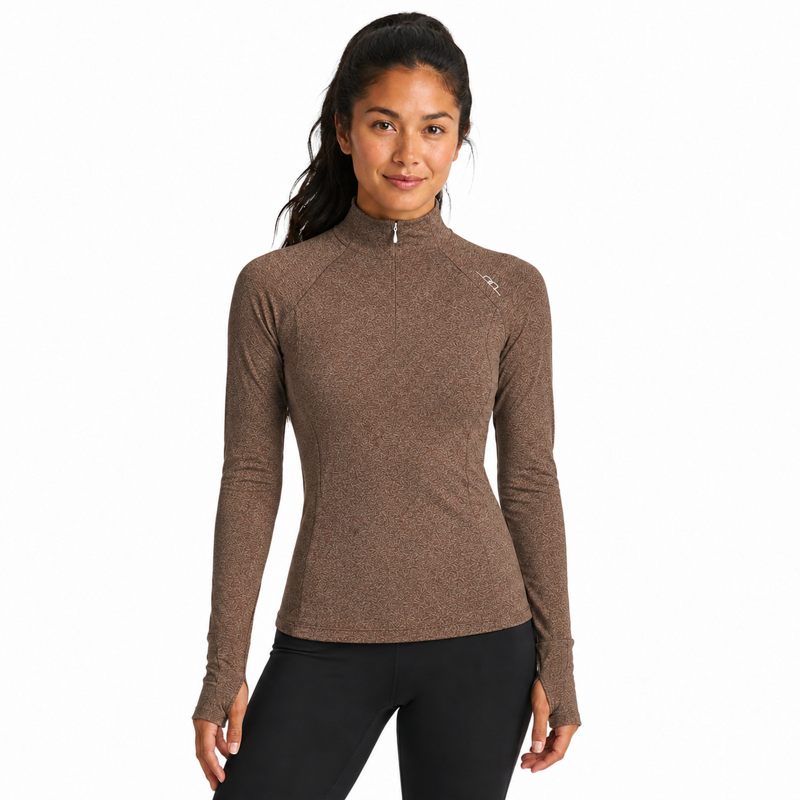 Horseware AA Platinum Massa Exercise Top - Brown Melange