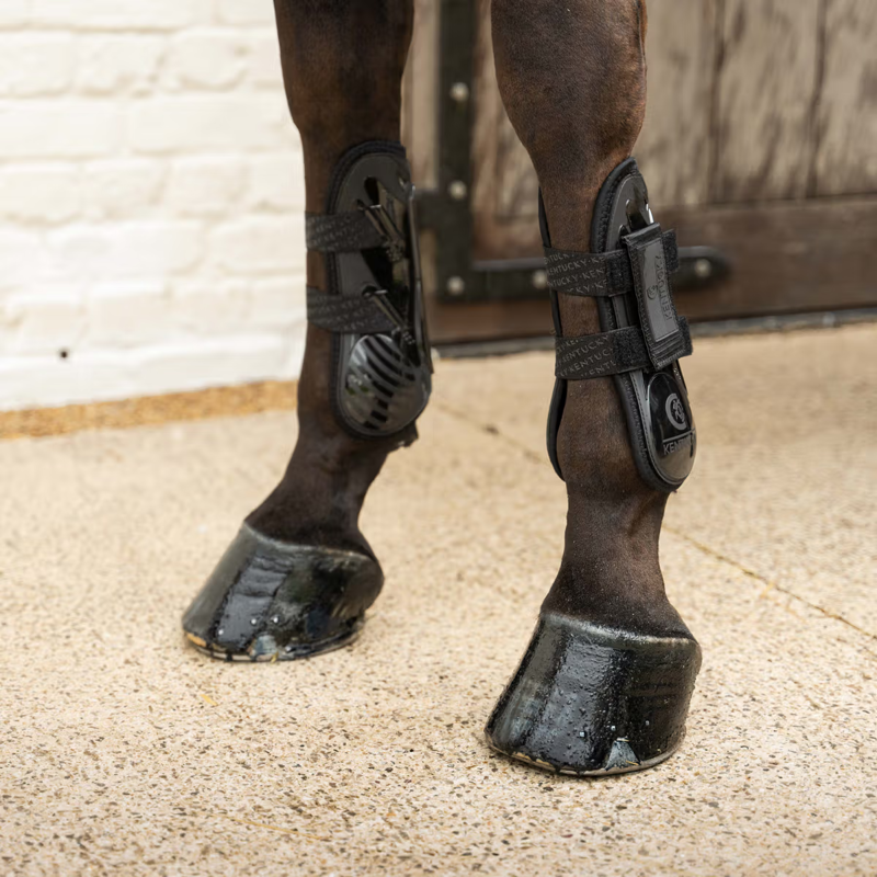 Kentucky Velcro Tendon Boots - Black-8