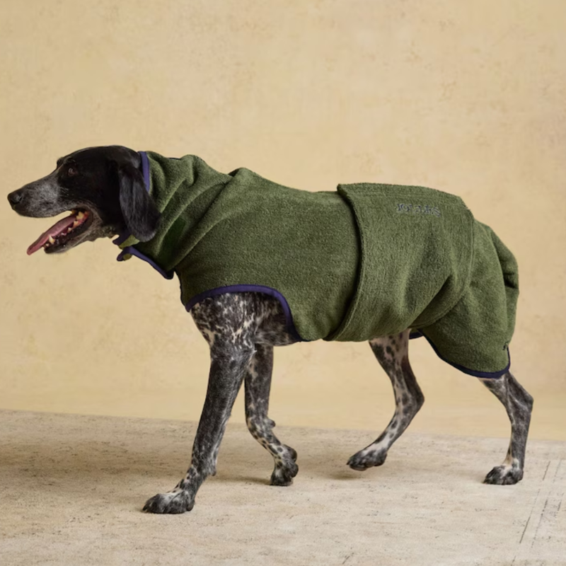 Joules Drying Dog Coat - Khaki