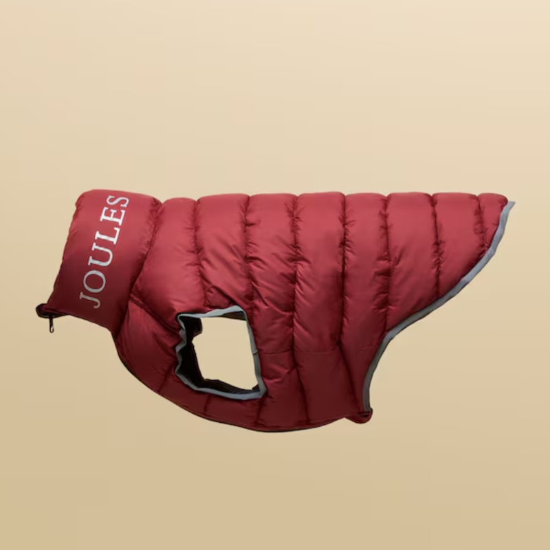 Joules Moorsdale Reversible Dog Puffer Coat - Navy-8