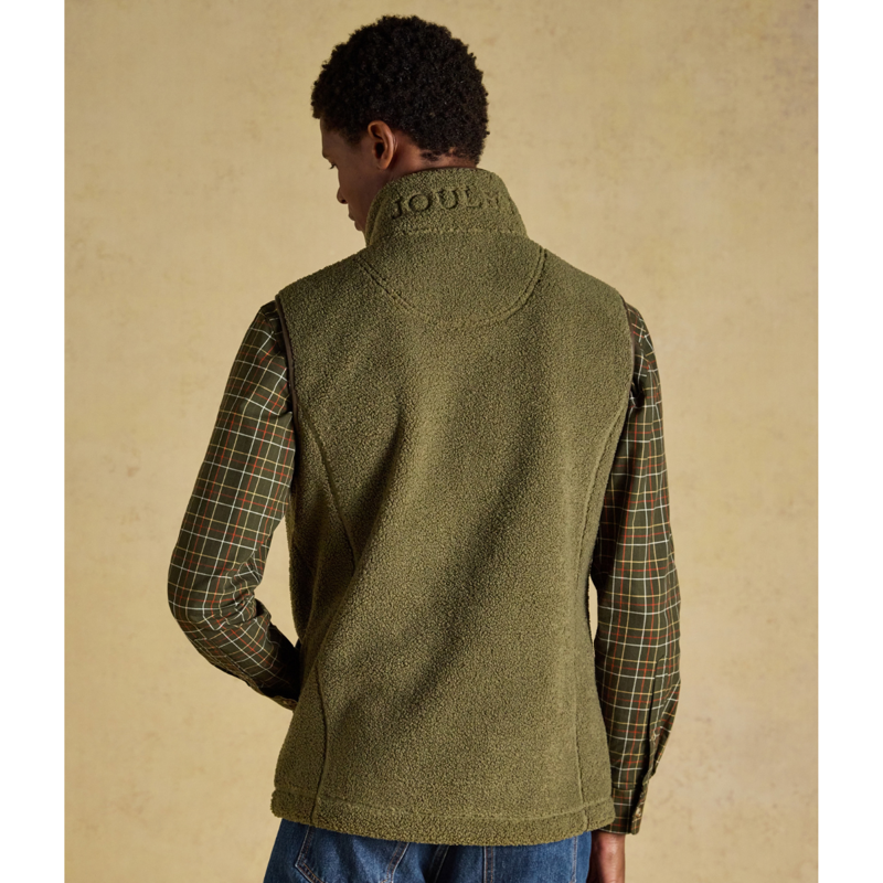 Joules Men's Heritage Borg Gilet - Green-8