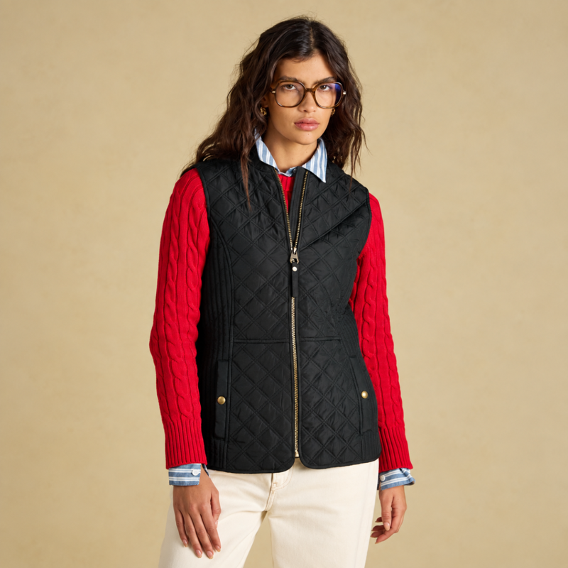 Joules Ladies Minx Gilet - Black