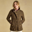 Joules Ladies Classic Fieldcoat - Brown Check