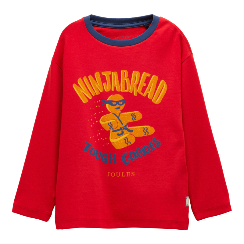 Joules Boys' Kipwell Pyjamas - Red-1