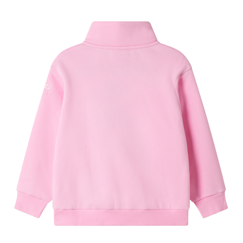 Gym + Coffee Kids Snap Collar Sierra Sweatshirt - Pink Blossom-7