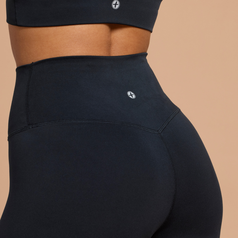 Gym + Coffee Day Kind Women's 7/8 Leggings - Black-4