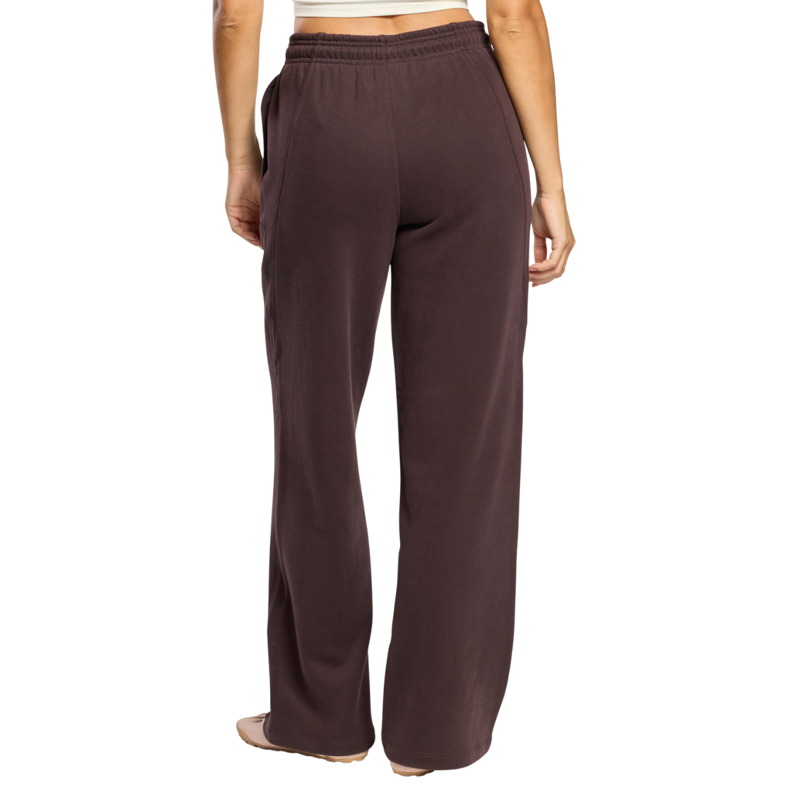 Gym + Coffee Women's Wide Leg Joggers - Mocha Bean-4