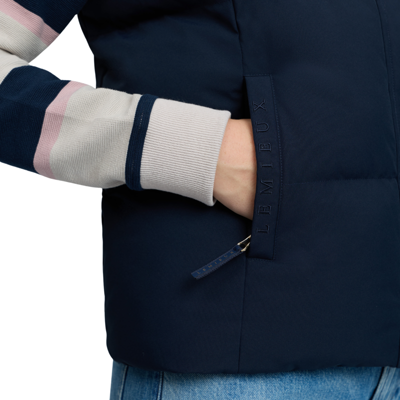 LeMieux Margot Hooded Gilet - Navy-7
