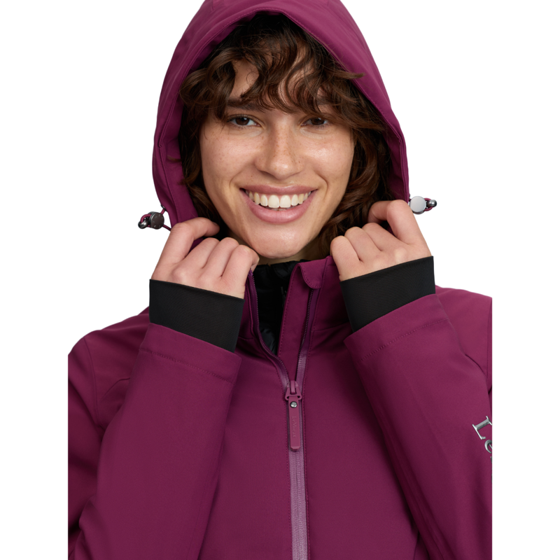 LeMieux Brooke 3 in 1 Waterproof Hybrid Jacket - Blackberry-4