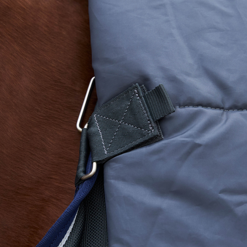 WeatherBeeta ComfiTec Ultra Detach-A-Neck 360g Turnout Rug - Charcoal-6