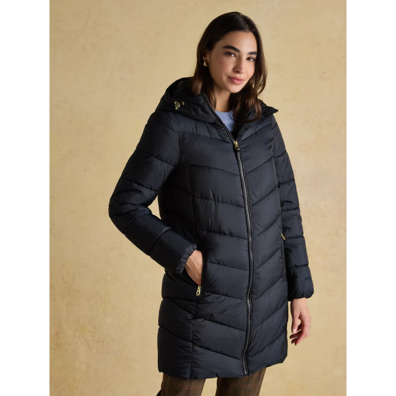 Joules Ladies Moorsdale Coat - Navy-5