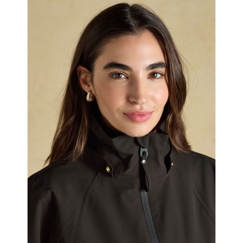 Joules Ladies Rainaway Coat - Black-5