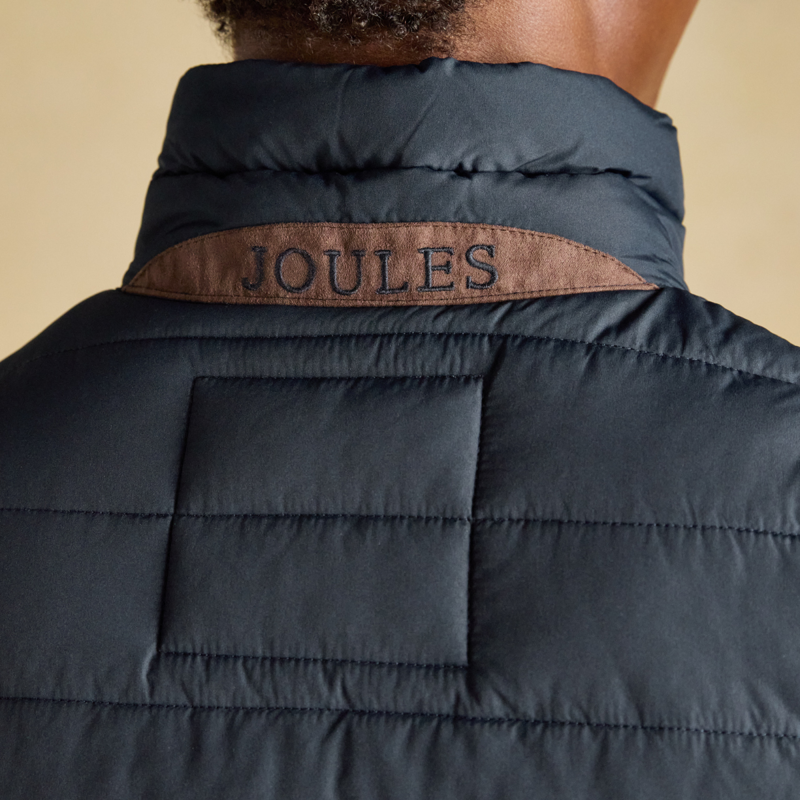 Joules Men's Heritage Padded Gilet - Navy-5