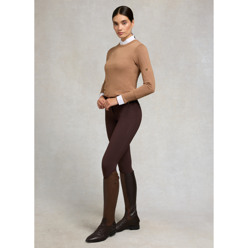 Holland Cooper Thermal Heritage Breeches - Chocolate-6