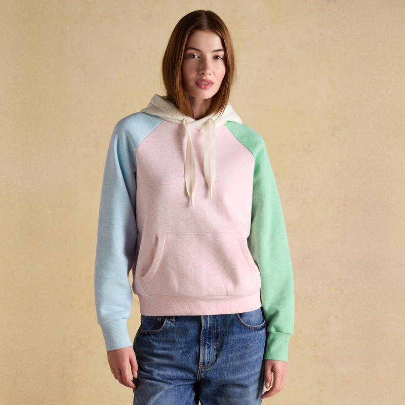 Joules Ladies Milbourne Colourblock Hoodie - Multi
