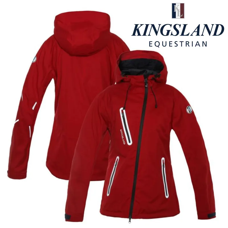 Kingsland Ladies Alaqua Rain Jacket - Red