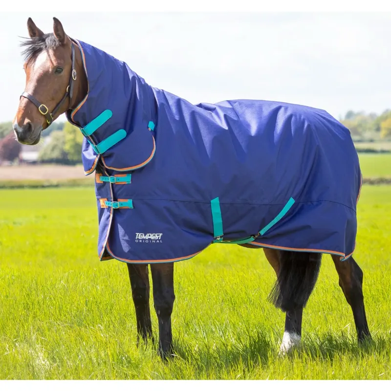 Advent Day 19 - Shires Tempest Original 100 Combo Turnout Rug - Navy Blue