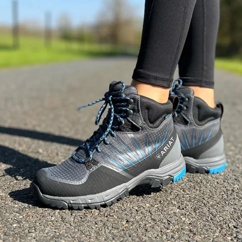 Ariat Women's Skyline Solaris Waterproof Boot - Grey/Saphire-7