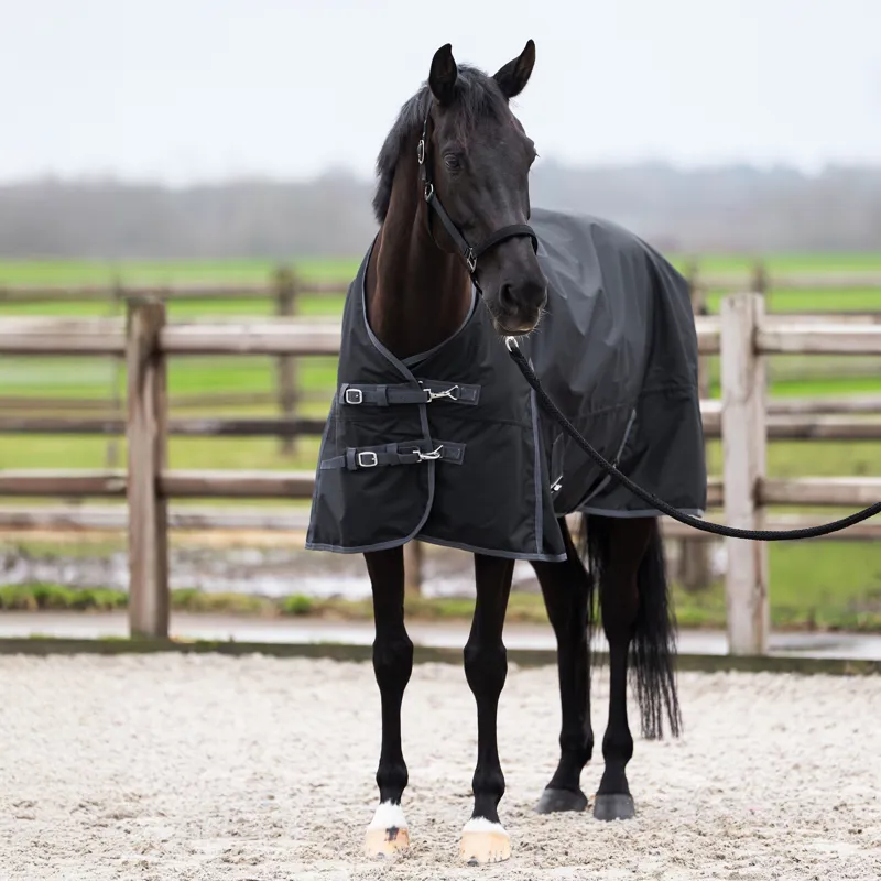 Imperial Riding Limited Summer Highneck Turnout Rug - Black-1