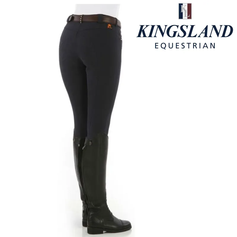 Kingsland Kelly Full Seat Leather Breeches KLD-SBL-431 - Blue