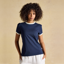 Joules Ladies Erin Short Sleeve Jersey T-Shirt - Navy