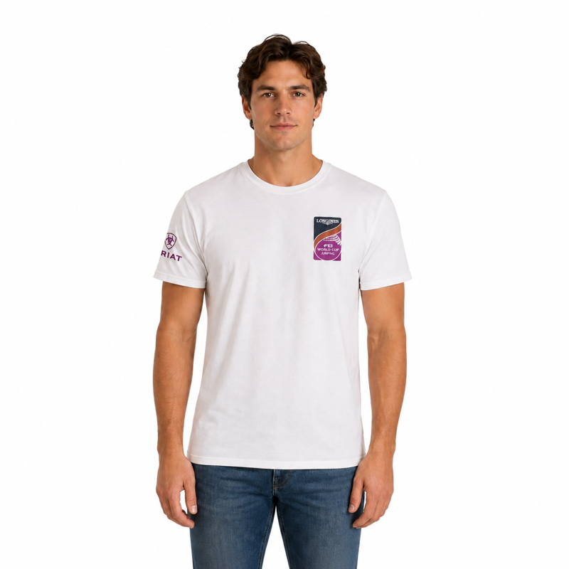 Ariat Mens FEI World Tour Graphic T-Shirt - White