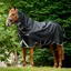 Horseware Rambo Supreme 1680D 50g Turnout Plus - Black/Thunderstorm Grey/Silver