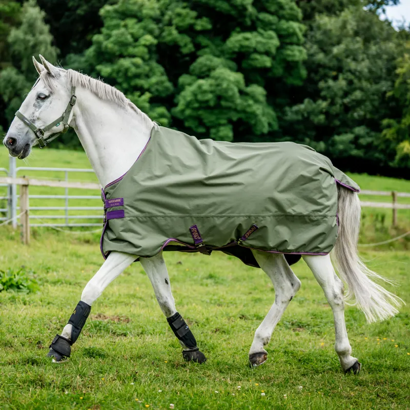 Horseware Amigo Hero Ripstop Original 0g Turnout Rug - Bramble/Winterberry Taupe-3