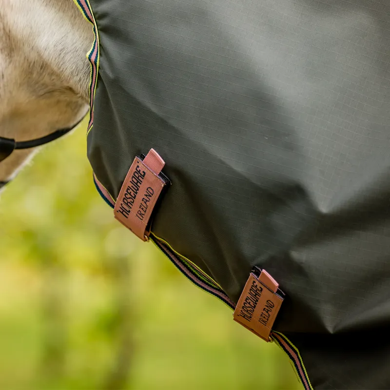 Horseware Amigo Hero Ripstop Rug 0g Hood - Shadow/Rose/Navy-2