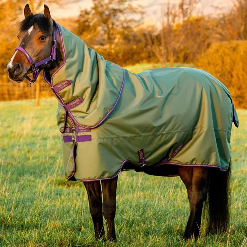 Horseware Amigo Hero Ripstop Plus Lite 0g Turnout Rug - Bramble/Winterberry/Taupe