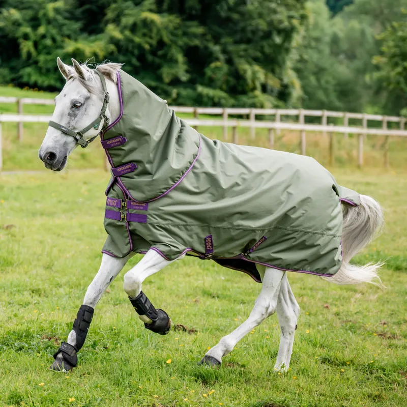 Horseware Amigo Hero Ripstop Plus 100g Turnout - Bramble/Winterberry Taupe