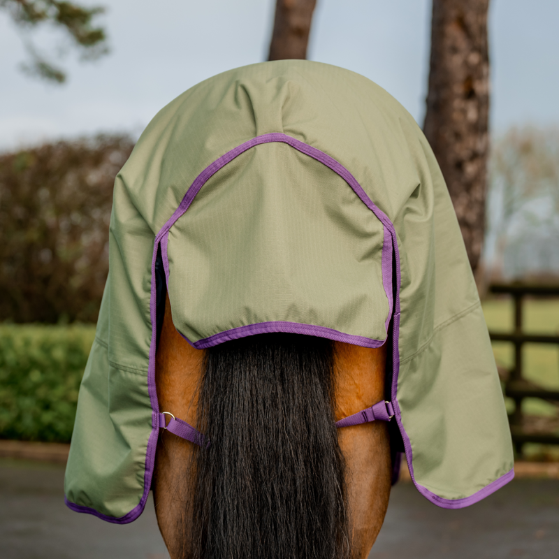 Horseware Amigo Hero Ripstop Plus Medium 200g Turnout Rug - Bramble/Winterberry Navy-1